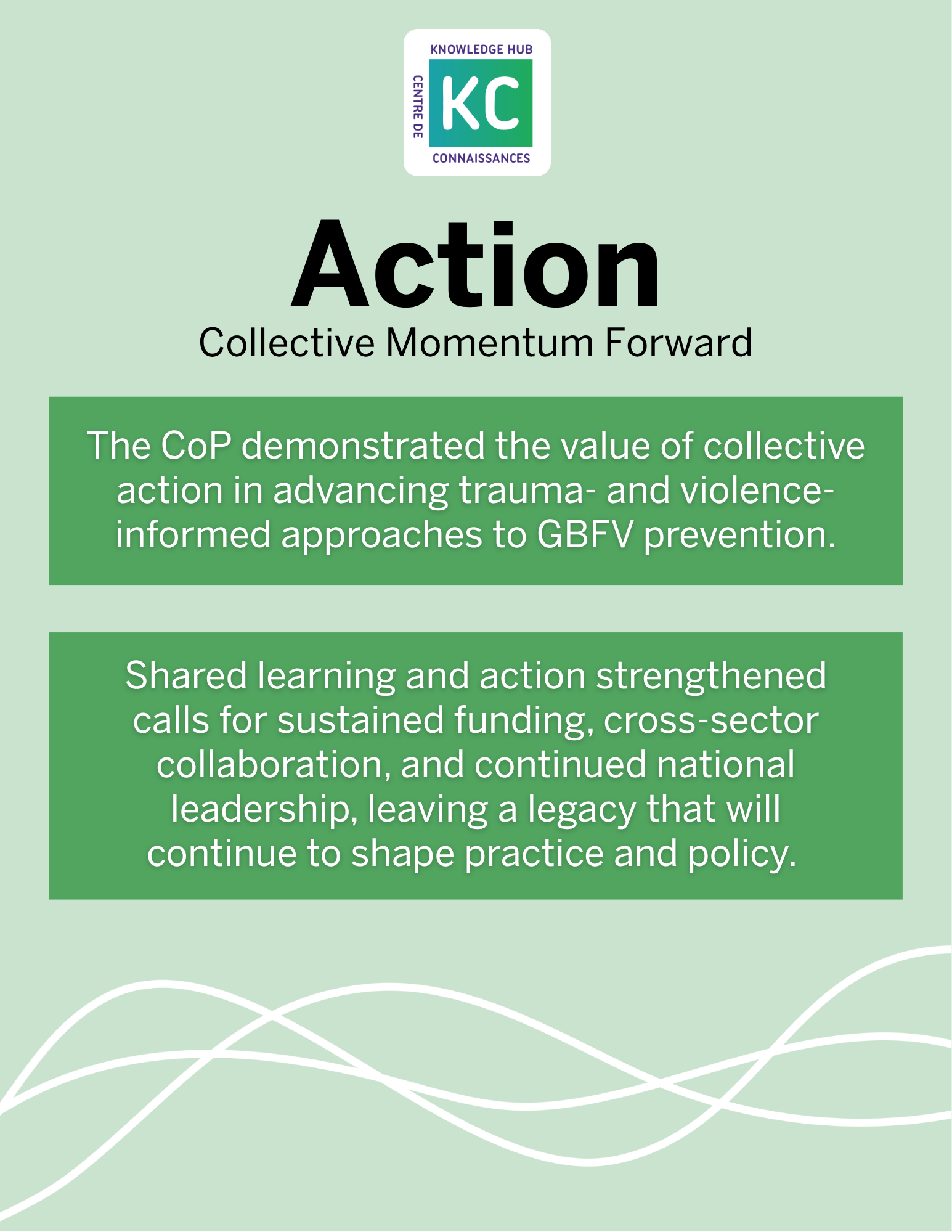Action: Collective Momentum Forward