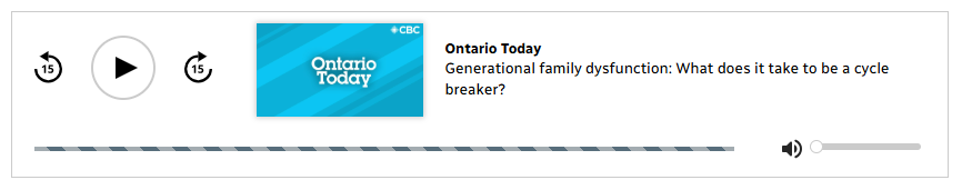 Ontario Today - CBC Radio audio player