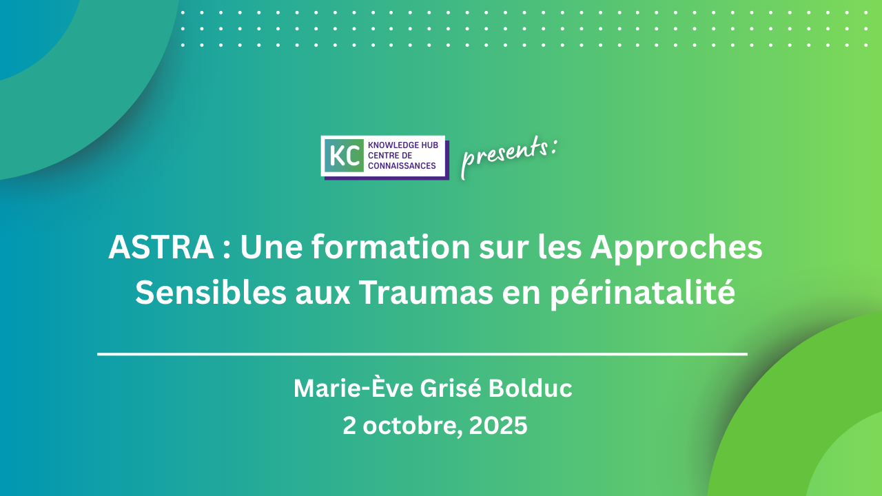 Une formation sur les Approches Sensibles aux Traumas en périnatalité