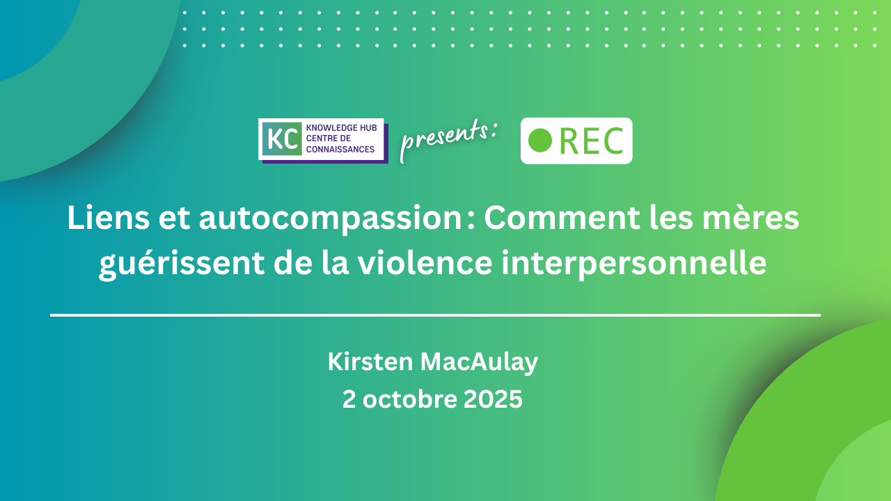 Liens et autocompassion : Comment les mères guérissent de la violence interpersonnelle
